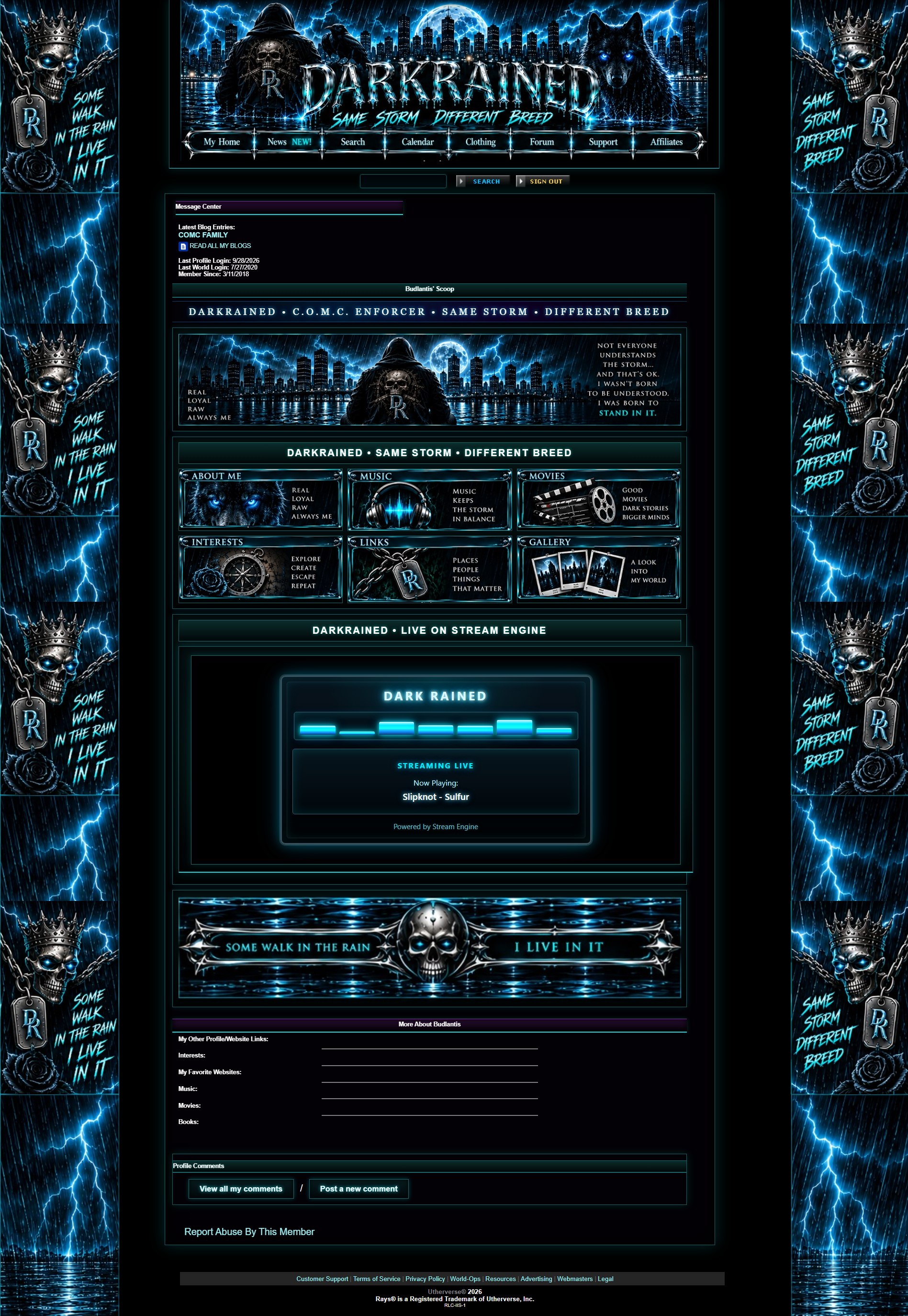 DARKR custom RLC profile